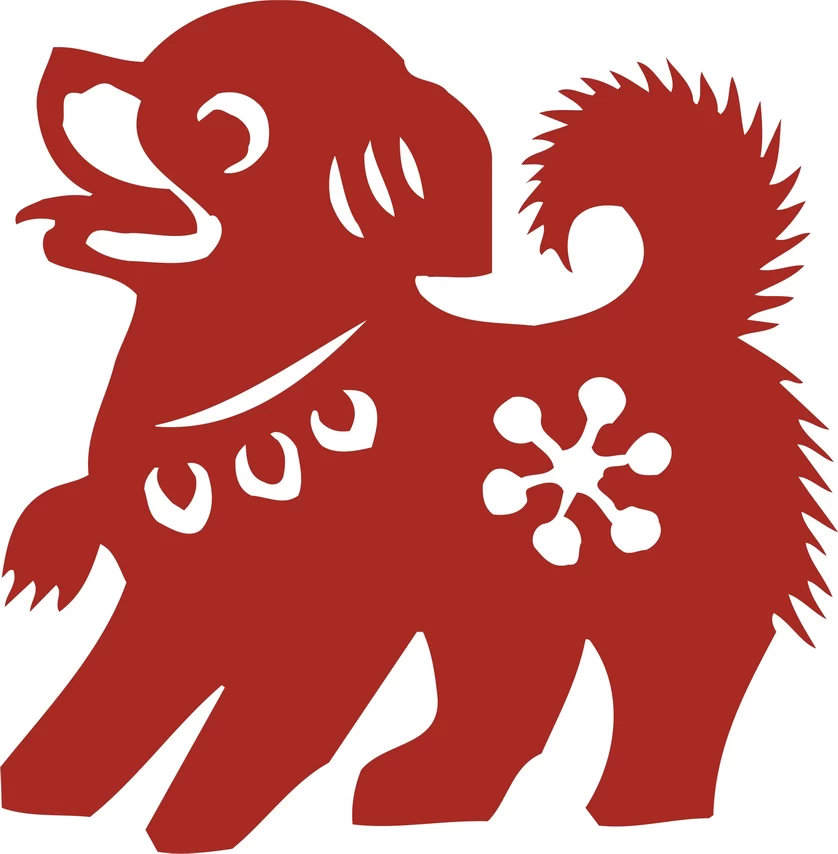 中国风中式传统喜庆民俗人物动物窗花剪纸插画边框AI矢量PNG素材【336】